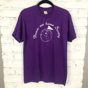 Vintage Star Trek Beam Me Home Scotty Shirt